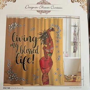 Living My Best Life Shower Curtain